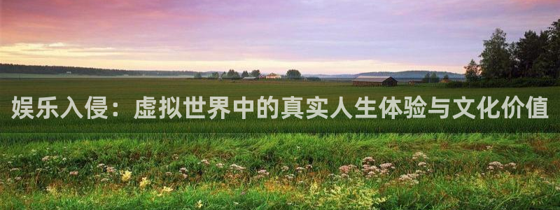 AB娱乐：娱乐入侵：虚拟世界中的真实人生体验与文化价值